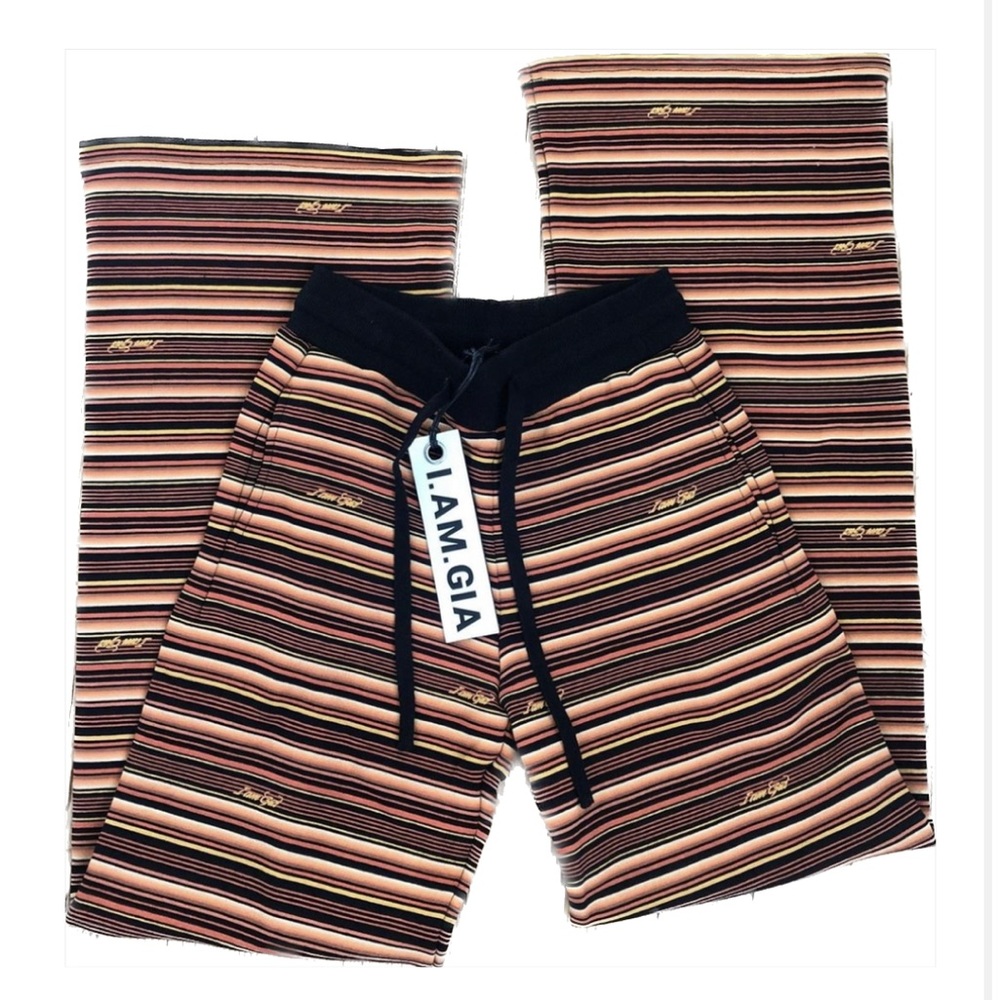 I.AM.GIA striped low rise pants